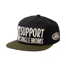 King Kerosin Support Single Moms snapback cap black/olive