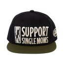 King Kerosin Support Single Moms snapback cap black/olive