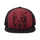 King Kerosin Fuck You snapback cap black/red
