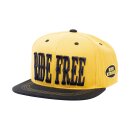 King Kerosin Ride Free snapback cap black/yellow