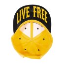 King Kerosin Ride Free snapback cap black/yellow