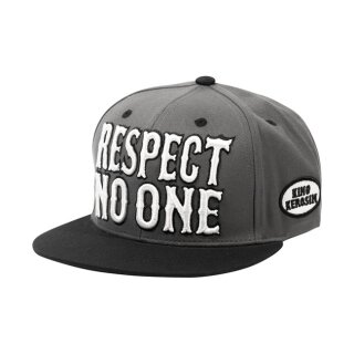King Kerosin Respect No One snapback cap grey/black