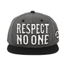 King Kerosin Respect No One snapback cap grey/black