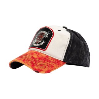 King Kerosin Logo trucker cap white/red