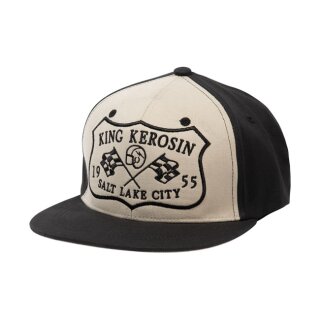 King Kerosin Salt Lake City trucker cap black/offwhite