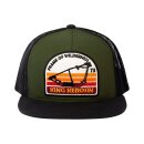 King Kerosin Frame of Wilderness mesh cap olive