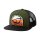 King Kerosin Frame of Wilderness mesh cap olive