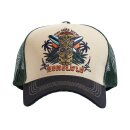 King Kerosin Honolulu mesh cap beige/olive