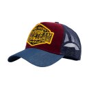 King Kerosin Race Team mesh cap wine red