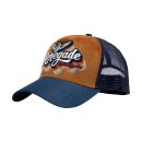 King Kerosin Renegade mesh cap blue/brown