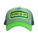 King Kerosin No Bike No Life mesh cap apple green