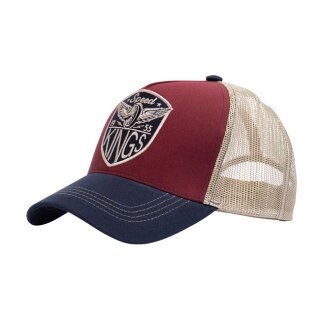 King Kerosin Speed Kings mesh cap wine red/blue