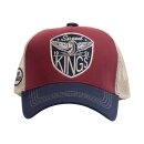 King Kerosin Speed Kings mesh cap wine red/blue