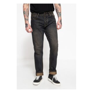 King Kerosin Scott jeans washed blue