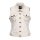 Queen Kerosin Speedway denim vest nature white