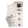 Queen Kerosin Speedway denim vest nature white