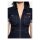 Queen Kerosin Speedway workwear dress dark blue