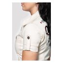 Queen Kerosin Speedway workwear dress nature white