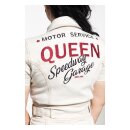 Queen Kerosin Speedway workwear dress nature white