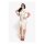 Queen Kerosin Speedway workwear dress nature white