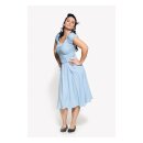 Queen Kerosin Swing Blanco Denim dress dark blue