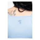 Queen Kerosin Swing Blanco Denim dress dark blue