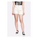 Queen Kerosin Denim shorts nature white