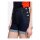 Queen Kerosin Dungaree denim shorts dark blue