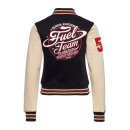 Queen Kerosin Fuel team college sweat black/ecru