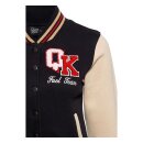 Queen Kerosin Fuel team college sweat black/ecru