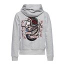 Queen Kerosin Alive Free sweat grey melange