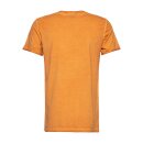 King Kerosin Rockabilly Greaser T-shirt oilwashed cheddar