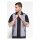 King Kerosin Pinstripes cocktail shirt black/grey