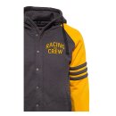 King Kerosin Racing crew jacket grey/yellow