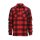 Lumberjack flannel shirt checkered red/black
