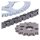 JT/Tsubaki sprocket and chain kit, 525 Alpha X-ring chain