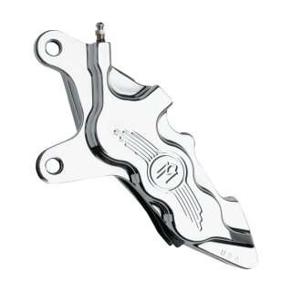 PM 6 Kolben Bremssattel chrom für Harley 00-17