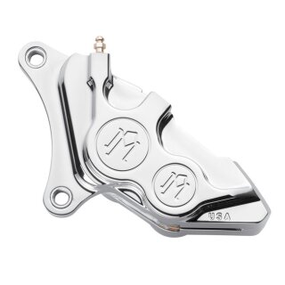 PM 4 Kolben Bremssattel vorne links chrom für Harley 84-99 Gutachten