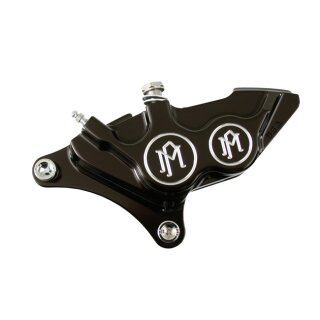 PM 4 Kolben Bremssattel vorne links schwarz CC für Harley 84-99