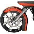 PM 6 Kolben Bremssattel chrom für Harley Dyna...
