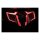 Kuryakyn, Omni LED rear fender cover. Chrome