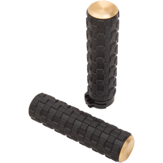 Arlen Ness, Air Trax grips. Brass end cap