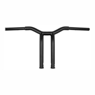 Burly, Dominator raked 1-1/4" T-bar 12â€ rise. Matte black