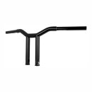 Burly, Dominator straight 1-1/4" T-bar 10â€ rise. Gloss black