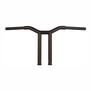 Burly, Dominator straight 1-1/4" T-bar 12â€ rise. Matte black