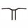 Burly, Dominator straight 1-1/4" T-bar 12â€ rise. Matte black