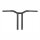 Burly, Dominator straight 1-1/4" T-bar 14â€ rise. Matte black