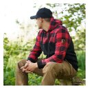 Lumbershell jacket black/red