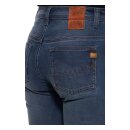 Queen Kerosin Motogear jeans light blue