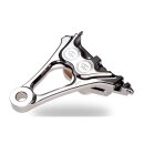 PM, 4-piston one-piece caliper/bracket, rear. Chrome